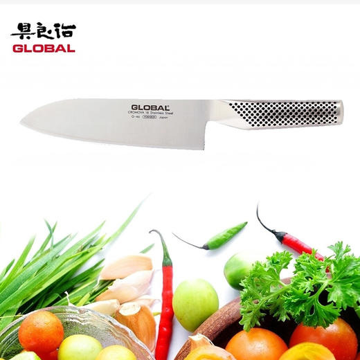 原装进口日本具良治GLOBAL不锈钢防粘三德刀 商品图3