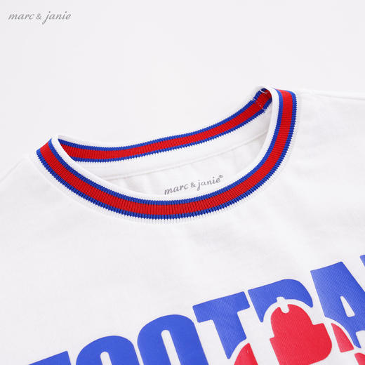 马克珍妮男童大字母印花短袖t恤 宝宝上衣212331 商品图3