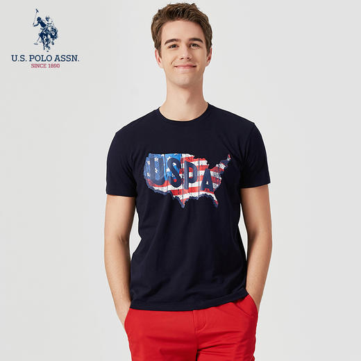 （Z）【自营】U.S.POLO USPA男士短袖T恤 1192102005 商品图0