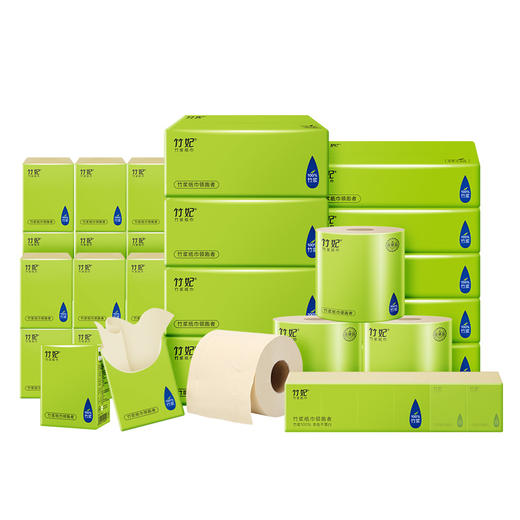 竹妃竹纤维纸巾组合装 商品图1