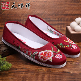 天福-牡丹寿鞋