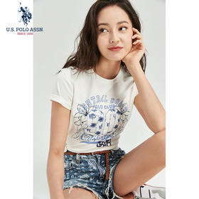 （Z）【自营】U.S.POLO 女短袖T恤 1202102060