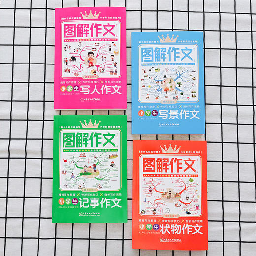 【适合6岁+】图解作文全4册  用思维导图教你写作 揭秘写作原理、传授写作技巧、剖析写作策略  在名师的讲解中触发灵感 掌握写作技巧 商品图6