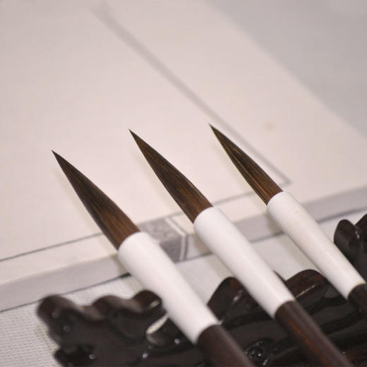 周虎臣精品水貂毛笔成人学生书法 商品图3