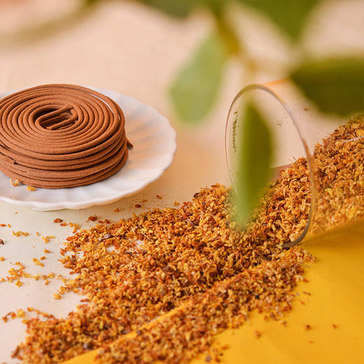 喜薰江南桂花香盘香/J015国风香薰香器 商品图2