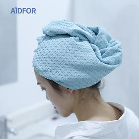 【10分钟速干黑科技】QIAMJO科技干发帽/干发巾，干发速度提升50%，4色可选