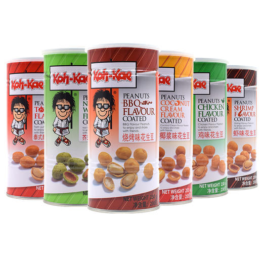 【送宠爱】230g大哥虾味花生豆/芥末味香脆花生豆(中文版)  酥酥脆脆 香浓口感 商品图0