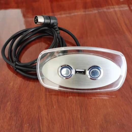 金属手柄 足浴沙发遥控器 足浴按摩床控制开关 电动桑拿沐足椅子手柄 升降 商品图1