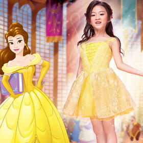 迪士尼公主梦幻礼盒-贝儿公主·绿野奇迹HS-1705-009儿童衣服服装新款童装