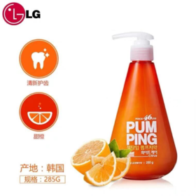 LG 倍瑞傲 按压啫喱牙膏（沁澄亮妍）285g【中】  
