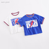 马克珍妮男童大字母印花短袖t恤 宝宝上衣212331 商品缩略图0