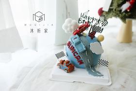 玩具汽车主题蛋糕
