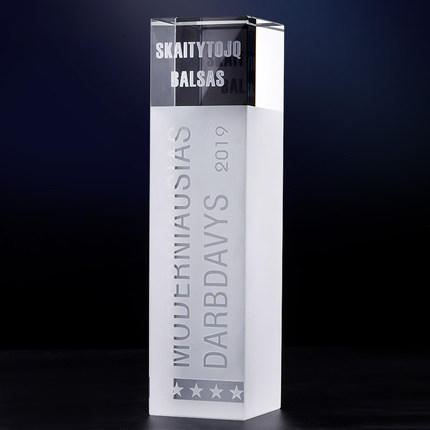 创意水晶奖杯定制定做公司年会团队优秀员工颁奖纪念礼品刻字制作 商品图2