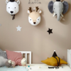 【家居摆件】*Ins北欧创意儿童房挂饰四款动物系列玩具头新款毛绒装饰壁饰壁挂 商品缩略图0