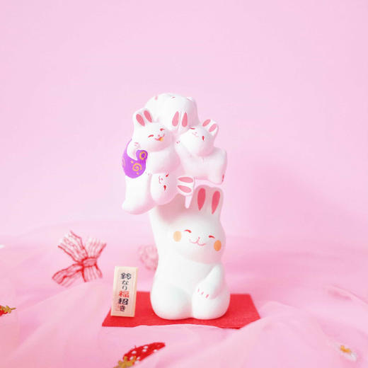 HUJI祤集摆件招福小兔1号 商品图0