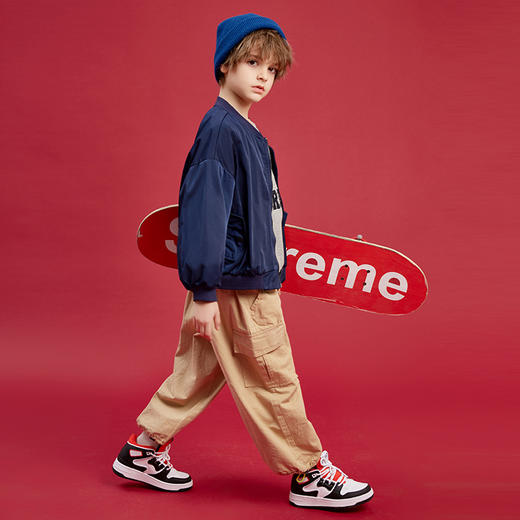 早秋特价龙之涵 中大童休闲棒球服 2021年初秋冬新款外套 亲子款神仙单衣 婴幼儿A类标准 商品图4