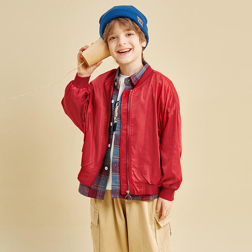 早秋特价龙之涵 中大童休闲棒球服 2021年初秋冬新款外套 亲子款神仙单衣 婴幼儿A类标准 商品图1