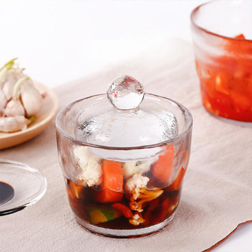 【厚重钵盖一夜腌好】日本Kinto玻璃腌菜罐 商品图0