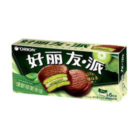 好丽友派清新抹茶本味6枚216g