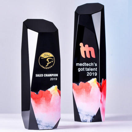 创意水晶奖杯定制荣誉奖牌定做刻字公司团体年会颁奖纪念品制作 商品图3