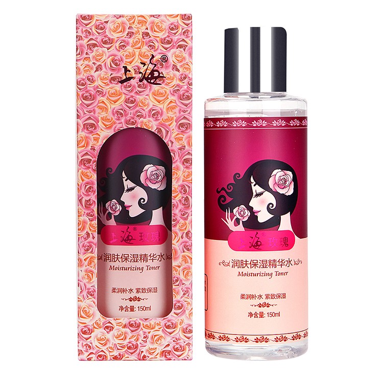 上海玫瑰润肤保湿精华水150ml