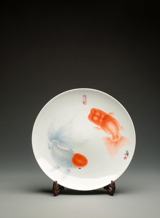 杨玉辉画盘（鱼12） 商品图4