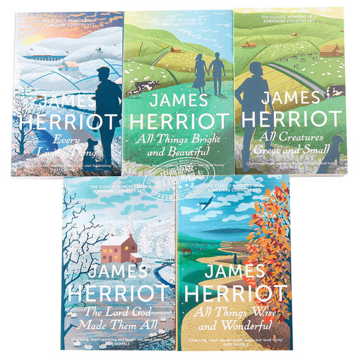 【中商原版】高分豆瓣吉米·哈利 万物有灵且美系列小说英文原版 The Classic Memoirs of a Yorkshire Country Vet James Herriot 商品图2