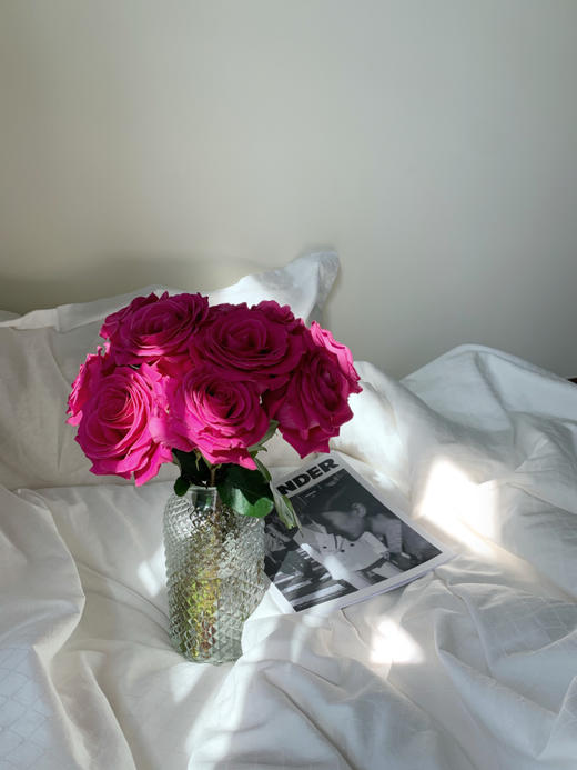 弗洛伊德/梦境【我自风情万种 与世无争】简小姐精选 A级稀有玫红色 兰蔻“御用玫瑰” 弗洛伊德9+1枝(防花损）2束包邮 下单5天发货 商品图2