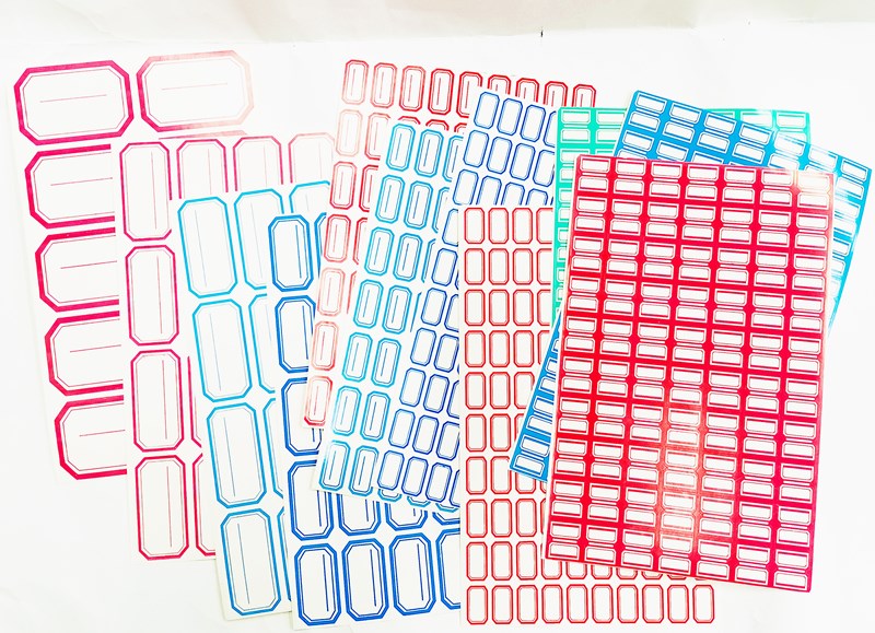 劲威不干胶标签 自粘标签纸 手写分类贴纸 多规格可选