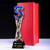 5周年水晶奖杯定做琉璃奖杯定制企业优秀老员工纪念礼品荣誉制作 商品缩略图4