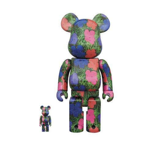 Bearbrick- andywarhol花花 400%+100% 商品图0