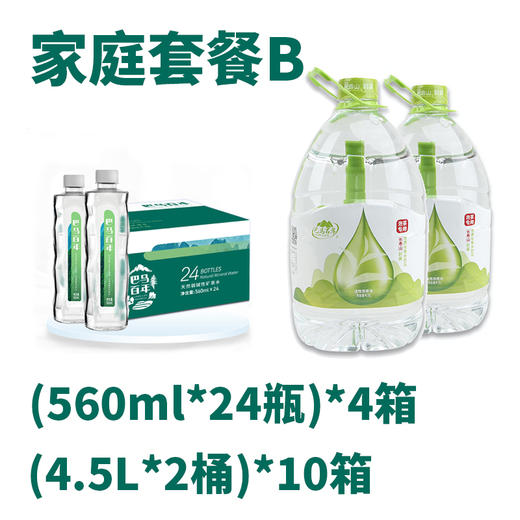 【家庭套餐B】巴马百年天然弱碱性矿泉水 商品图0