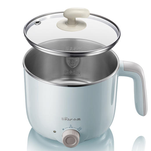 小熊（Bear）电煮锅小电锅电火锅多功能迷你电热锅宿舍锅1.2L DRG-C12R5 商品图2