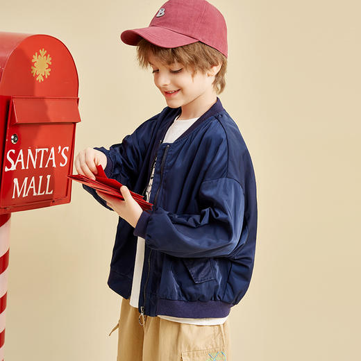 早秋特价龙之涵 中大童休闲棒球服 2021年初秋冬新款外套 亲子款神仙单衣 婴幼儿A类标准 商品图6