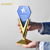 荣耀胜利奖杯奖品荣誉纪念刻字定制定做团队冠军金属水晶 商品缩略图0