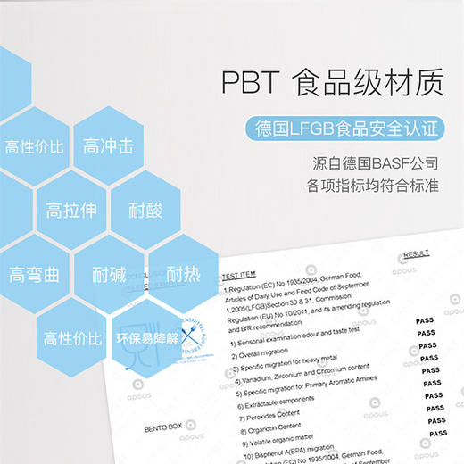 加拿大 Utillife 双层日式保鲜便当盒1L  不含餐具 中国质造 商品图2