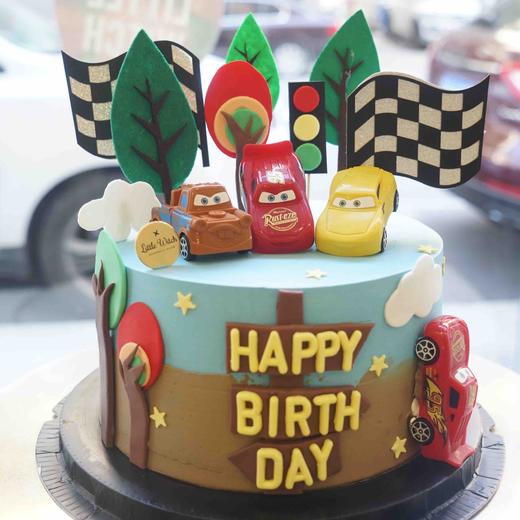 LITTLE WITCH  男宝生日玩具总动员 半翻糖造型奶油霜蛋糕 商品图1