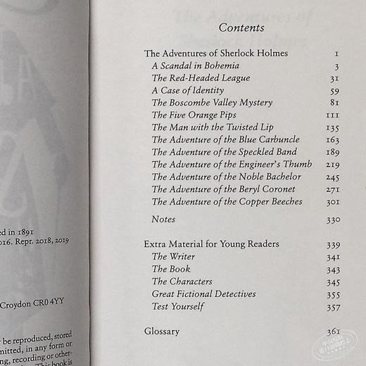 【中商原版】儿童文学经典 福尔摩斯历险记 The Adventures of Sherlock Holmes 儿童插图小说 平装 英文原版 7-12岁 商品图3