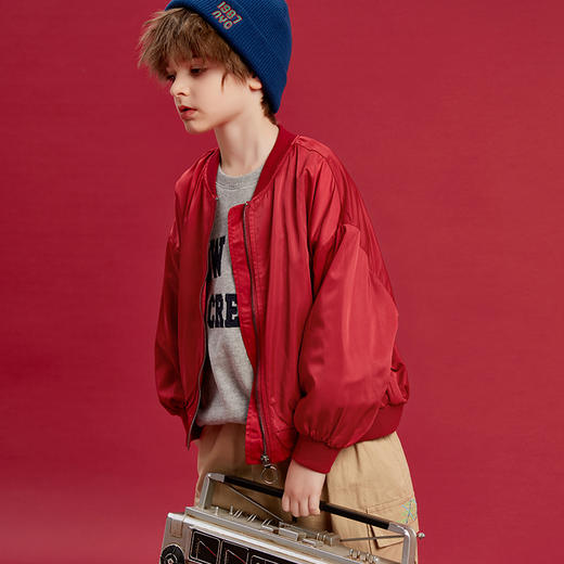 早秋特价龙之涵 中大童休闲棒球服 2021年初秋冬新款外套 亲子款神仙单衣 婴幼儿A类标准 商品图3