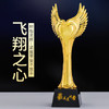 金属奖杯定制爱心天使抗疫医生护士志愿者水晶纪念品定做制作荣誉 商品缩略图0
