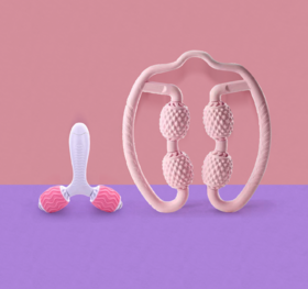 JJYOGA环形夹小腿多功能按摩器肌肉放松消除滚轮轴泡沫轴