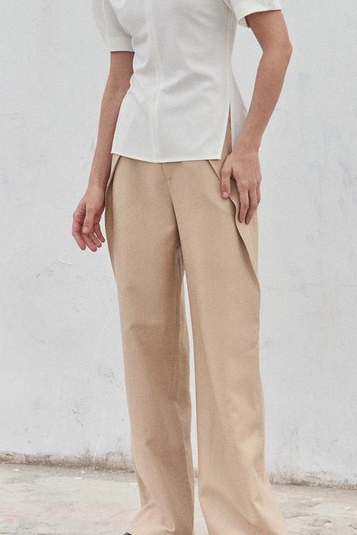 Viktoria Chan | SS21068 Bea pleated trousers [长裤] 商品图2