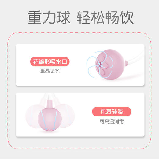 贝亲magmag彩绘重力球阶段式训练吸管杯270ml 商品图1