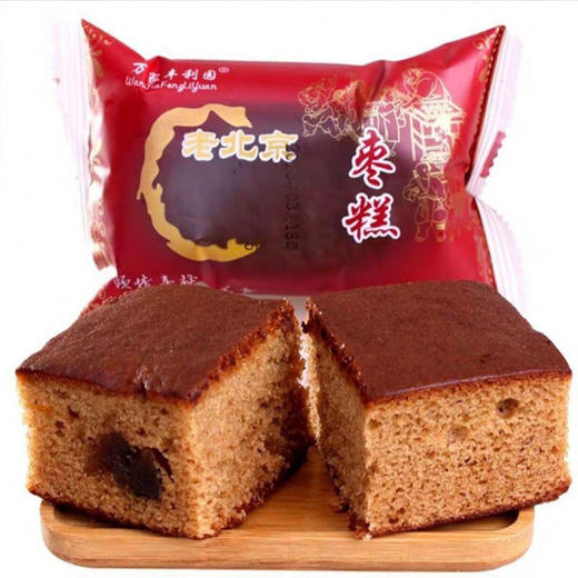【百汇到家】散称万家丰利园枣糕/核桃糕 商品图0