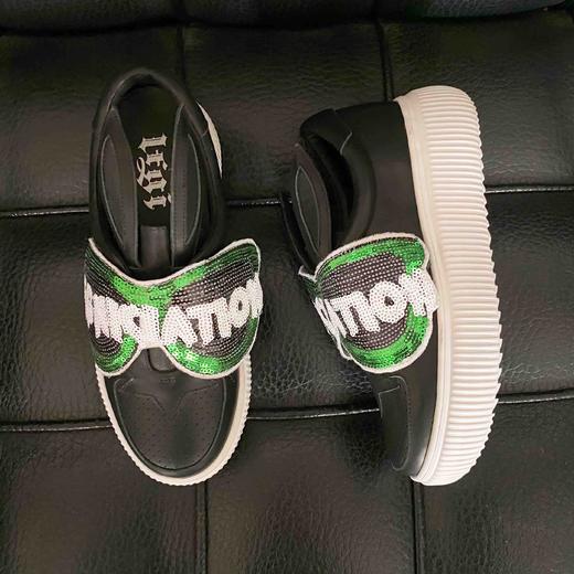 lfgj jeans AB401 兔儿可爱潮流厚底超轻板鞋 女 商品图5