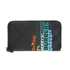 BURBERRY 巴宝莉 票夹彩色字母 格子 4075013 0260P