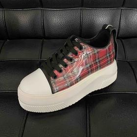 lfgj jeans AD503 松糕底千鸟格休闲时尚女