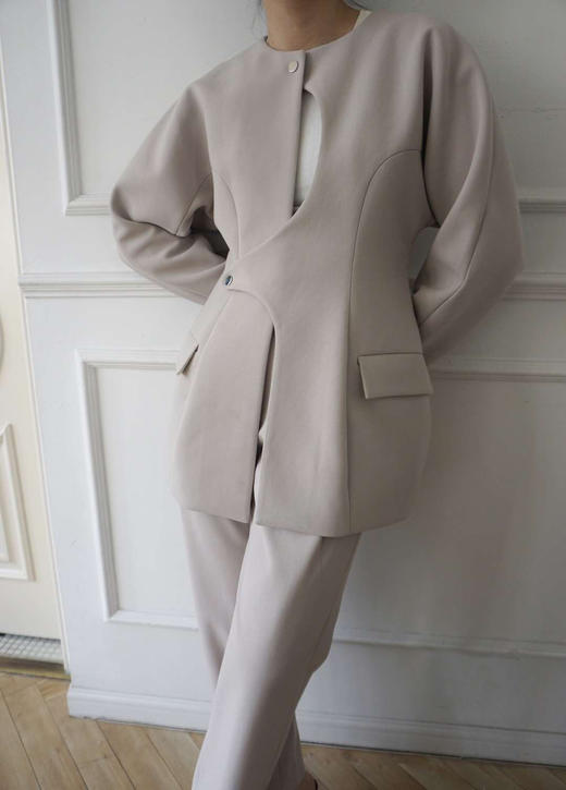 Viktoria Chan | SS21026 Lara overlapped jacket [外套] 商品图1