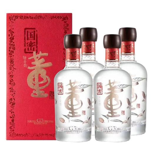 【专享】国密董酒G3 董香型白酒 54度500ml*4整箱装(新老包装随机发货） 商品图1