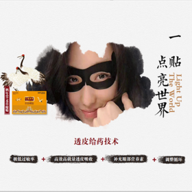 鹤年堂本草眼贴 1盒10贴